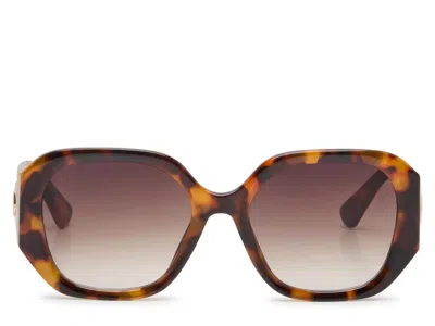 Kelly & Katie Bon Voyage Tortoise Square Sunglasses In Brown