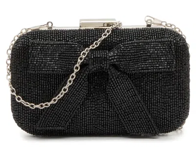 Kelly & Katie Bow Beaded Clutch In White