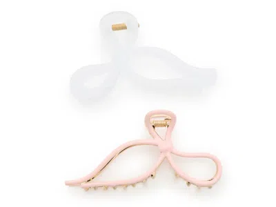 Kelly & Katie Bow Claw Clip Set 2 Pack In Multi