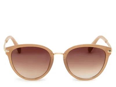 Kelly & Katie Broadcaster Sunglasses In Gold