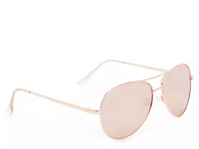 Kelly & Katie Bull Market Aviator Sunglasses In Gold