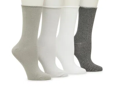Kelly & Katie Buttersoft Crew Socks 4 Pack In Multi
