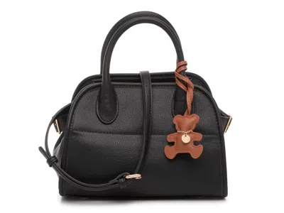 Kelly & Katie Charm Dome Satchel In Black