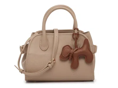 Kelly & Katie Charm Dome Satchel In Brown