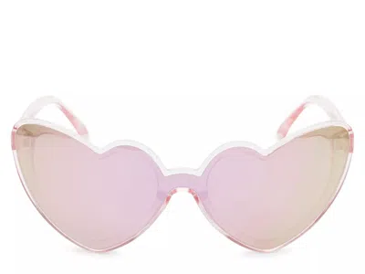 Kelly & Katie Dear Diary Heart Sunglasses In Pink