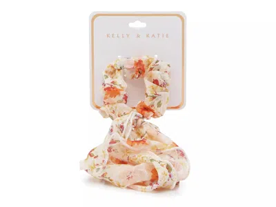 Kelly & Katie Ditsy Scrunchie In Neutral