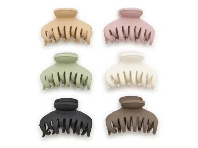 Kelly & Katie Double Layer Hair Clips Set 6 Pack In Multi