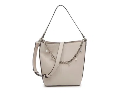 Kelly & Katie Draped Charm Bucket Bag In Neutral