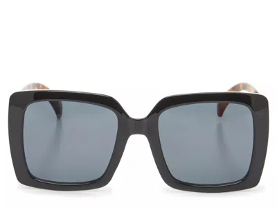 Kelly & Katie Emilie Oversize Square Sunglasses In Black