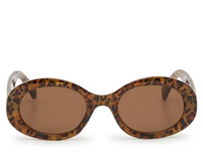 Kelly & Katie Flame Sunglasses In Brown