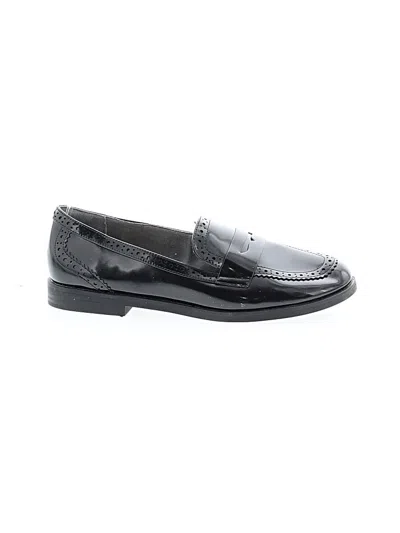 Pre-owned Kelly & Katie Flats In Black