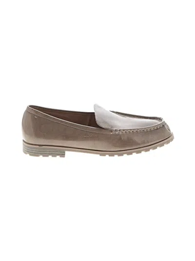 Pre-owned Kelly & Katie Flats In Brown