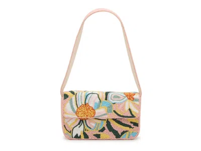 Kelly & Katie Floral Blush Shoulder Bag In Pink