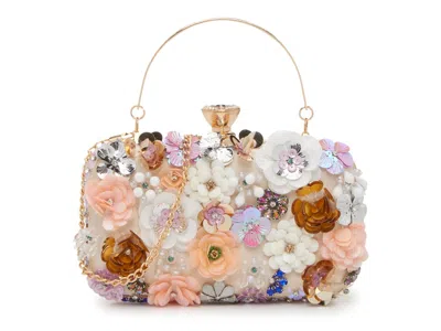 Kelly & Katie Floral Clutch In Multi