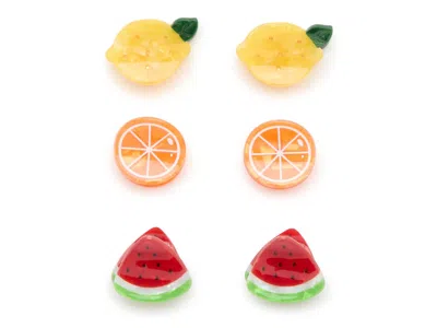 Kelly & Katie Fruit Mini Hair Clips 6 Pack In Multi