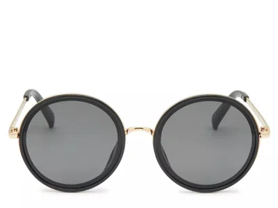 Kelly & Katie Gemini Round Sunglasses In Black
