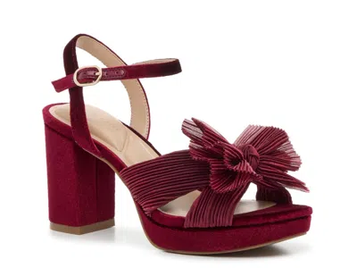 Kelly & Katie Heather Sandal In Burgundy