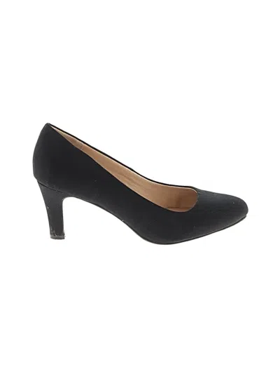 Pre-owned Kelly & Katie Heels In Black