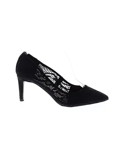 Pre-owned Kelly & Katie Heels In Black