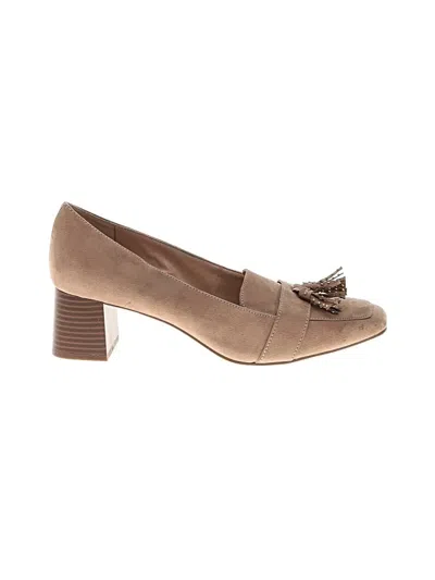 Pre-owned Kelly & Katie Heels In Brown