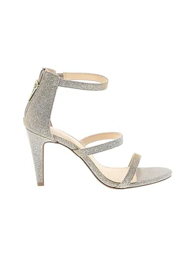 Pre-owned Kelly & Katie Heels In Gold