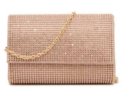 Kelly & Katie Jeweled Clutch In Neutral