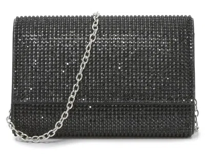 Kelly & Katie Jeweled Clutch In Black