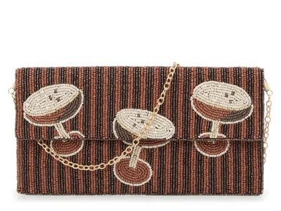 Kelly & Katie Martini Beaded Clutch In Multi