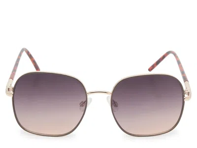 Kelly & Katie Napa Square Sunglasses In Gold
