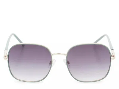 Kelly & Katie Napa Square Sunglasses In Silver