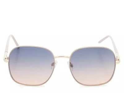 Kelly & Katie Napa Square Sunglasses In Gold