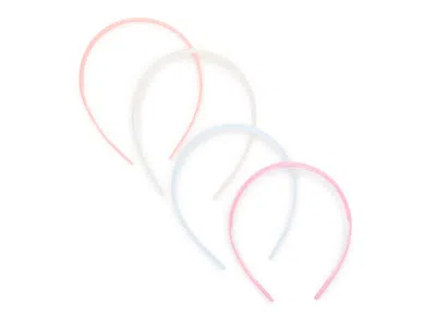 Kelly & Katie Pastel Lucite Headband Set 4 Pack In Multi