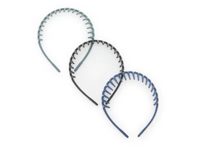 Kelly & Katie Rhinestone Headband Set 3 Pack In Brown