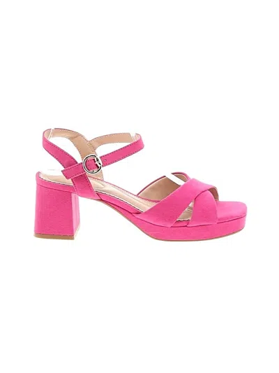 Pre-owned Kelly & Katie Sandals In Pink