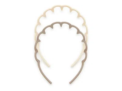 Kelly & Katie Scallop Comb Headbands 2 Pack In Multi