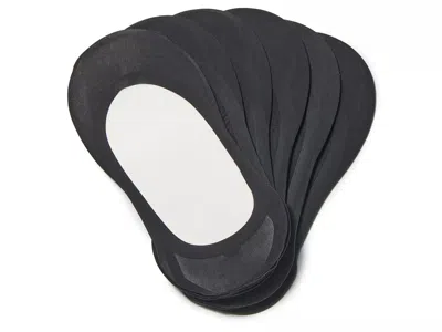 Kelly & Katie Smooth Edge No Show Liner 6 Pack In Black
