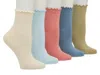Kelly & Katie Solid Ankle Socks 5 Pack In Multi