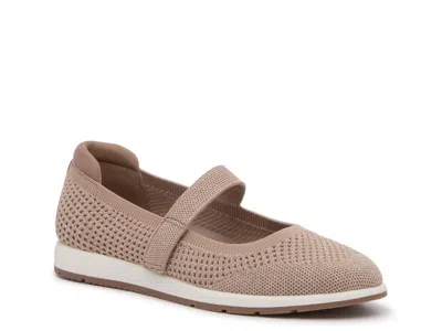 Kelly & Katie Steffani Mary Jane Flat In Brown