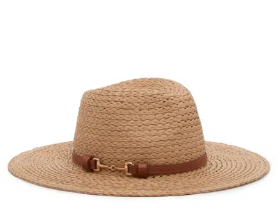 Kelly & Katie Straw Panama Hat In Brown