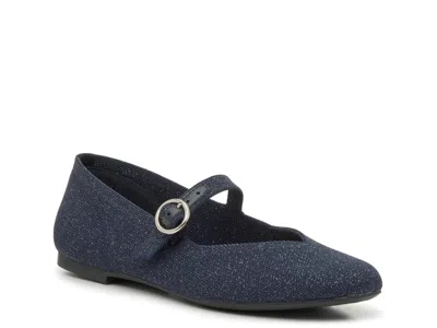 Kelly & Katie Tajah Mary Jane Flat In Blue
