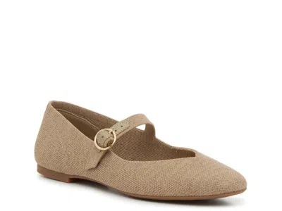 Kelly & Katie Tajah Mary Jane Flat In Brown