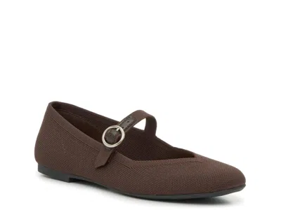 Kelly & Katie Tajah Mary Jane Flat In Multi