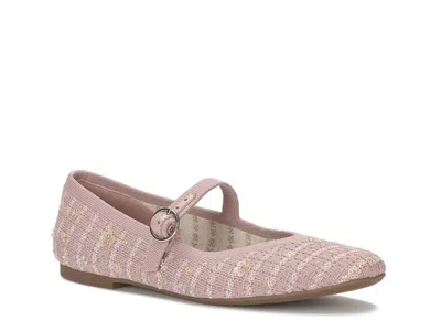 Kelly & Katie Tajah Mary Jane Flat In Multi