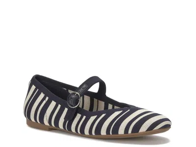Kelly & Katie Tajah Mary Jane Flat In Black