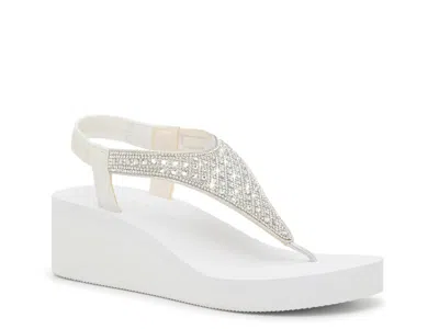 Kelly & Katie Talenti Wedge Sandal In White