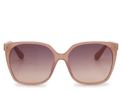 Kelly & Katie Tyra Oversized Sunglasses In Brown