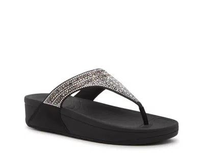 Kelly & Katie Vosne Wedge Sandal In Black