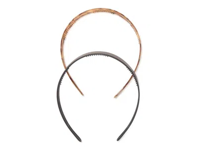 Kelly & Katie Wide Headband Set 2 Pack In Black