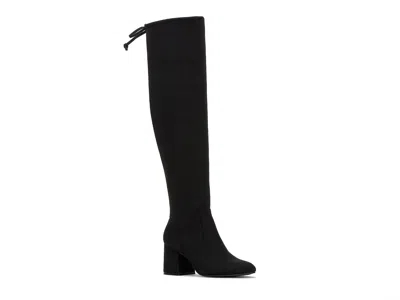 Kelly & Katie Wide Width Evanna Wide Calf Overtheknee Boot In Animal Print