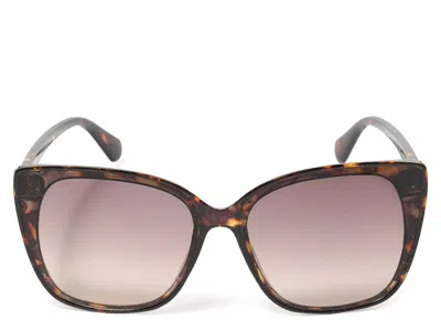 Kelly & Katie Yumi Square Sunglasses In Brown